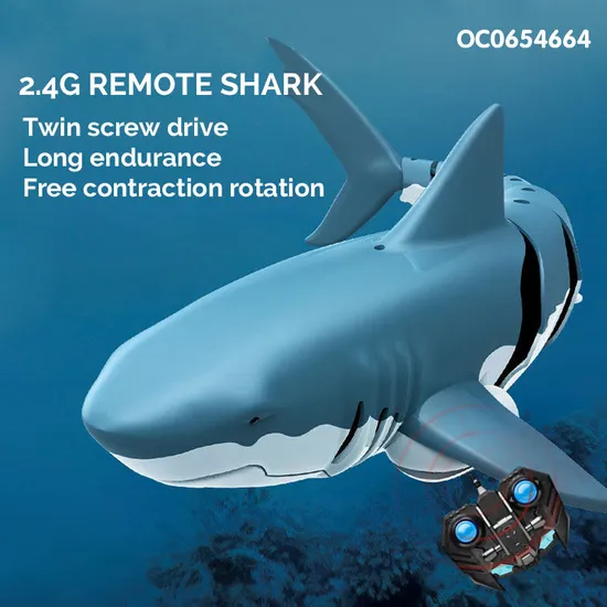 Wholesale Summer Pool Water Children's Remote Control RC Plastic Shark Animals Toys