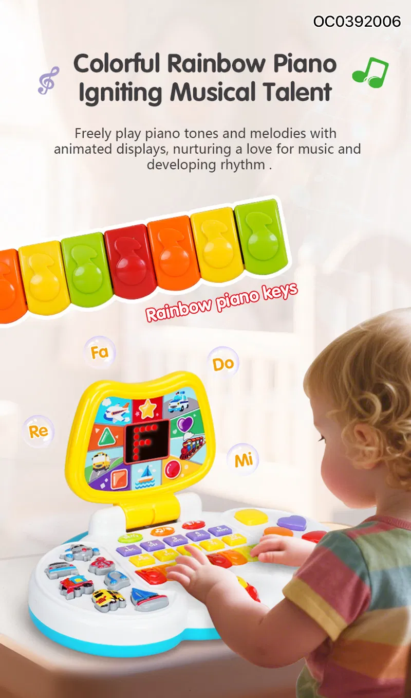 Wholesale Electronic Montessori Educational Plastic Piano Keyboard Music Toys
