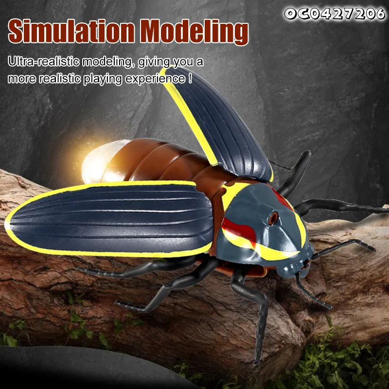 Wholesale Funny 3D Scale Model Remote Control Realistic Flying Insects Model Animal Toy for Kids