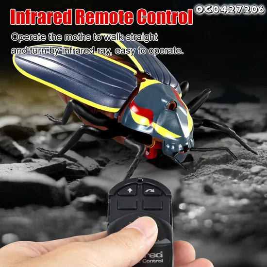 Wholesale Funny 3D Scale Model Remote Control Realistic Flying Insects Model Animal Toy for Kids