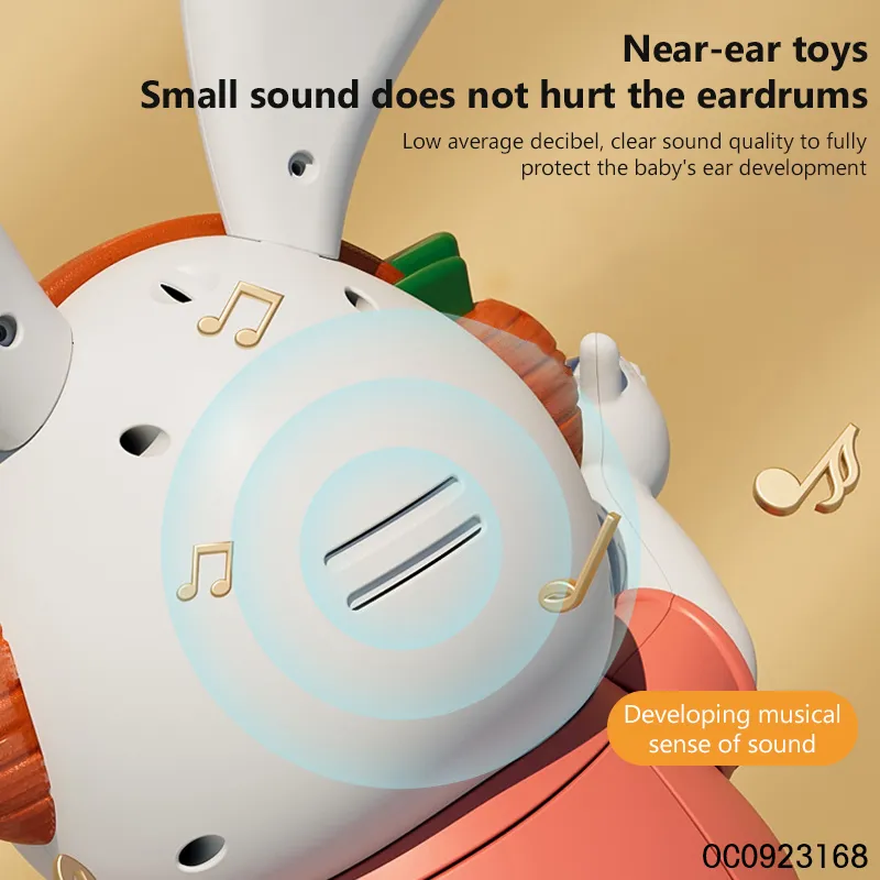 Wholesale Electric Animals Plastic Popular Dancing Rabbit Sing Baby Toys with Lights