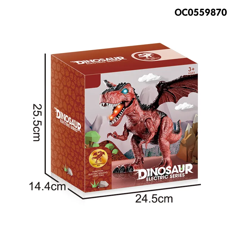 Wholesale Battery Operated Toy Walking Dinosaurs Toy with Light Music No Reviews Yet