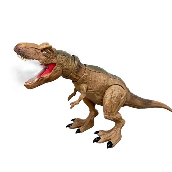 Mist Spray Decompression Lighted up Sound Toys Walking Battery Operate Electric Dinosaur Simulation Games Toy for Children Kids