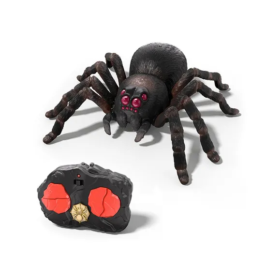 Wholesale Plastic Realistic Animal RC Remote Control Spider Toy with Flashing Light Eye