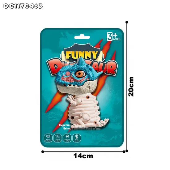 Children Stress Relief Toys Custom Adventure Interactive Open Mouth Dinosaur Gift Toy for Theme Park