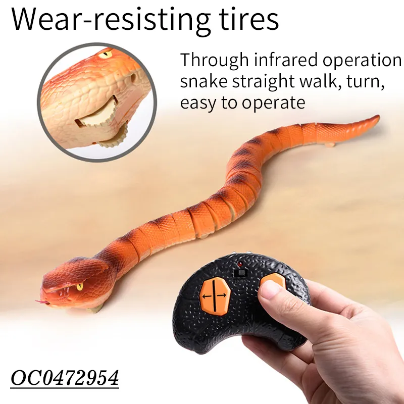 Hot Sale Wholesale RC Animal Remote Control Plastic Snake Kids Toy
