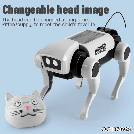 Wholesale Intelligent New Product 2in1 Kids Plastic Electronic Realistic Remote Control Dog Robot Toys