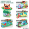 Wholesale Busy Board Stuffed Basic Skill Activity Cloth Story Realistic Animals Montessori Educational Book Toy