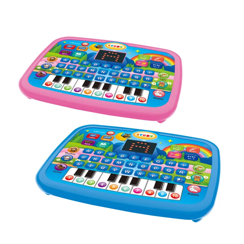 Wholesale Montessori Kids Laptop Education Musical Sound Learning Machine Keyboard Toy