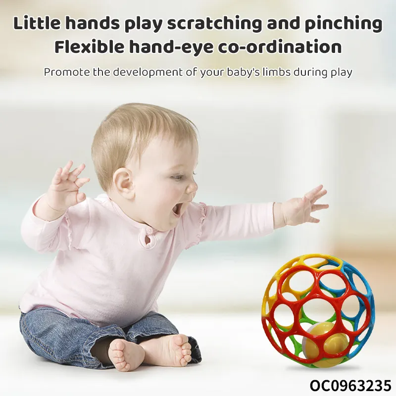 Hand Eye Coordination Hand Rattle Toy Balls Game Montessori New Baby Toys 0-12 Months Item Set Toy