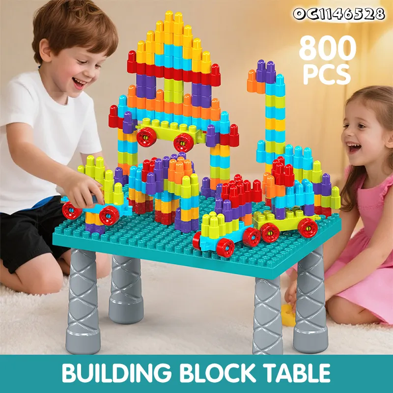 Wholesale Educational Creative Montessori Plastic 800PCS Building Block Toy
