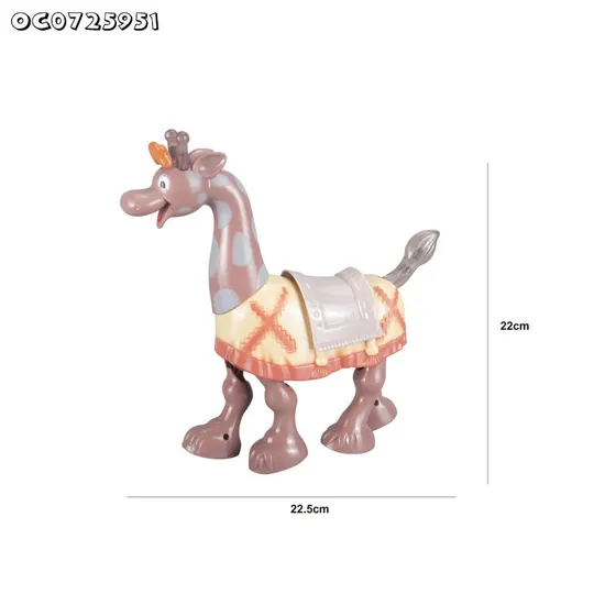 Wholesale Montessori Educational Sensory Deer Cute Plastic Animal Toys with Musical Electric Moving Dancing