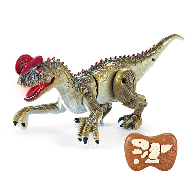 2.4G 8 Channels Tyrannosaurus Interactive Robot Dinosaur Realistic Roaring and Walking Remote Control Dinosaur Toys for Kids