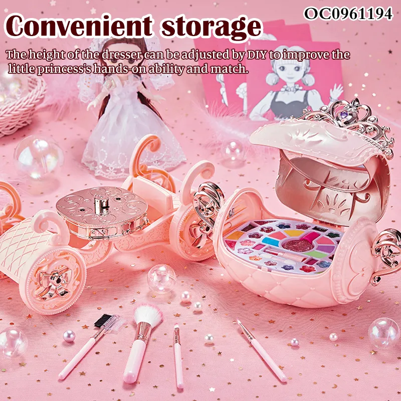 Wholesale Kids Girl Cute Nailart Polish Products Children's Makeup Box Set for Girls