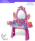 Wholesale Baby Cosmetic Girls Kids Hair Salon Beauty Set Toys Make up Kids Dressing Table Toy with Mirror