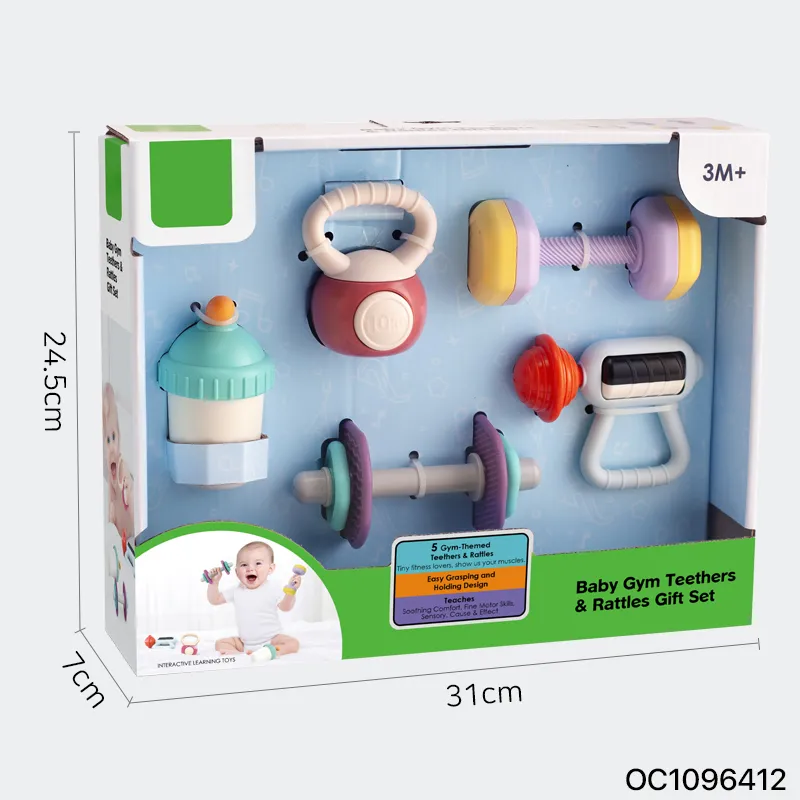 Wholesale Montessori Lovely Baby Sensory Silicone Teethers Education Gift Toy