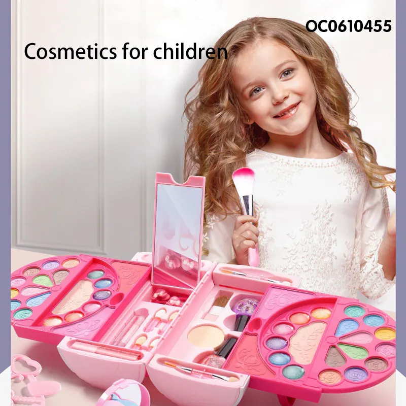 Wholesale Fashion Baby Girl Cosmetic Set Nail Polish Beauty Fashion Pretend Toys for with Makeup