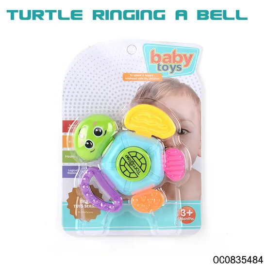 Wholesale Montessori Lovely Educational Silicone Teethers Rattle Toddler Toys