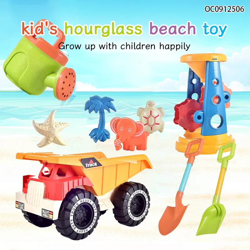 Wholesale Summer Sea Animals Silicone Construction Sand Truck Beach Plastic Outdoor Toys for Children