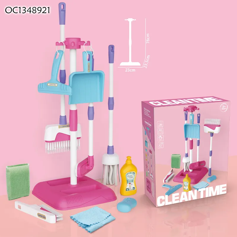 Preschool Educational Items Household Cleaning Materials Products Toy Cleaning Tool Toy for Home Kids Role Play Pretend Play