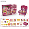 Wholesale Simulation Food Pretend Barbecue Kids Role Play Pink Children's Plastic Mini Kitchen Eaducational Set Toy with Spray