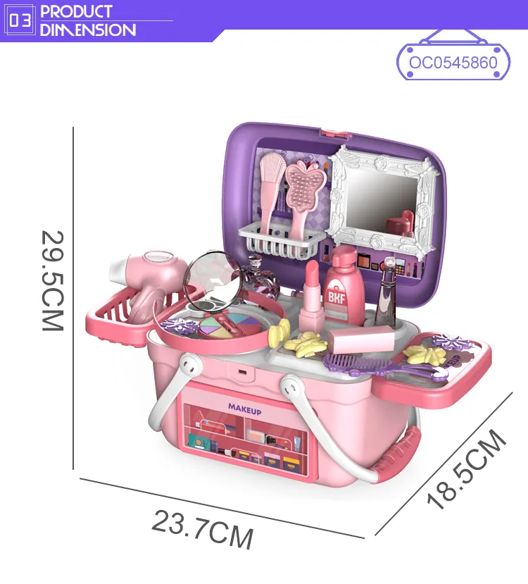 Wholesale Beauty Baby Children's Makeup Cosmetic Dressing Girl Make up Play Toys Set