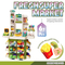 Kid Role Pretend Play Shop Counter Supermarket Toy Play Set Cash Register Scanner POS Machine Model Toy for Boy with Simulation Food
