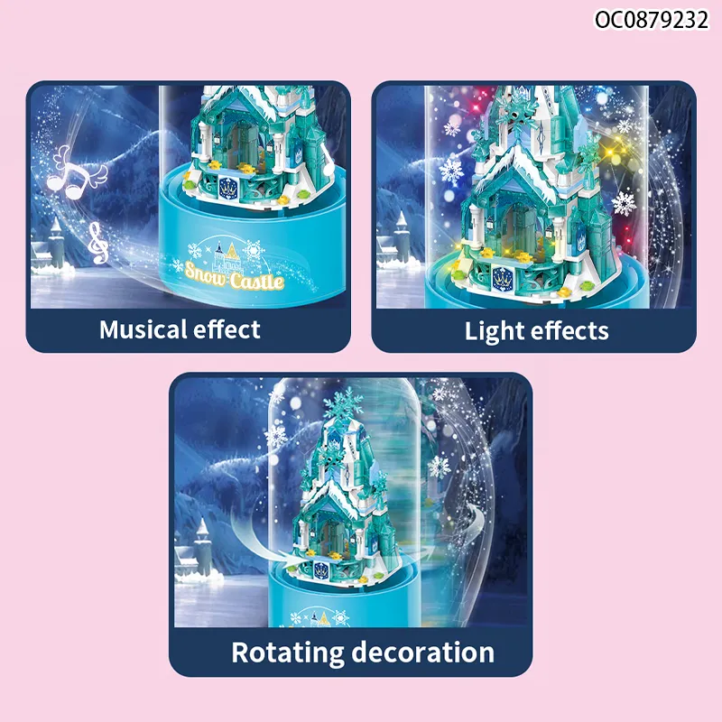301PCS Wholesale Educational Montessori Music Plastic Building Blocks Creative Toy