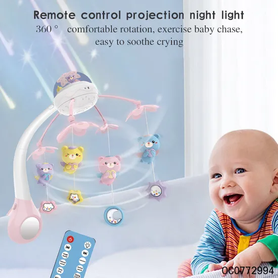 Baby Rattles Crib Mobiles Toy Musical Bed Bell New Born Baby Toys