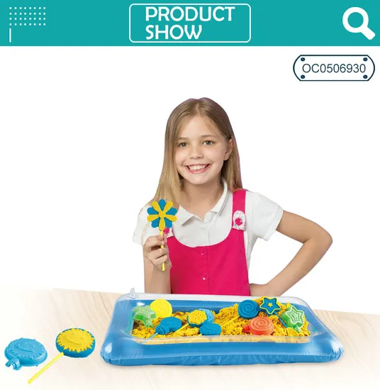 Wholesale Creative Molding Clay Magic Sand Set Kids Play Toy for Sand Castle Building