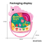 Wholesale Pink Animals Made Foldable Silicone Sand Fun Summer Beach Sand Toys for Kids