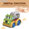 Wholesale Educational Montessori Plastic Kids Car DIY Building Block Toy with Light and Music