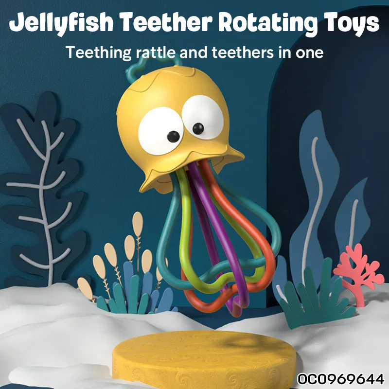 Wholesale Montessori Montessori Lovely Educational Food Grade Silicone Baby Teether Toy