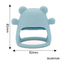 Anti Dropping Non-Toxic Wrist Hand Shake Animal Bear Shape BPA Free Rattle Sensory Teething Toy for Baby 3-12month Age