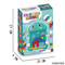 Wholesale Educational DIY Cartoon Dinosaur Plastic Building Block Puzzle Toys for Kids