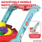 Pretend Simulation Cashier Counter Children Play Shopping Cart Fruit Vegetables Supermarket Toy for Kids Baby Indoor Game