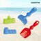 Wholesale Sand Castle Summer Beach Plastic Outdoor Beach Bucket and Spade Toy