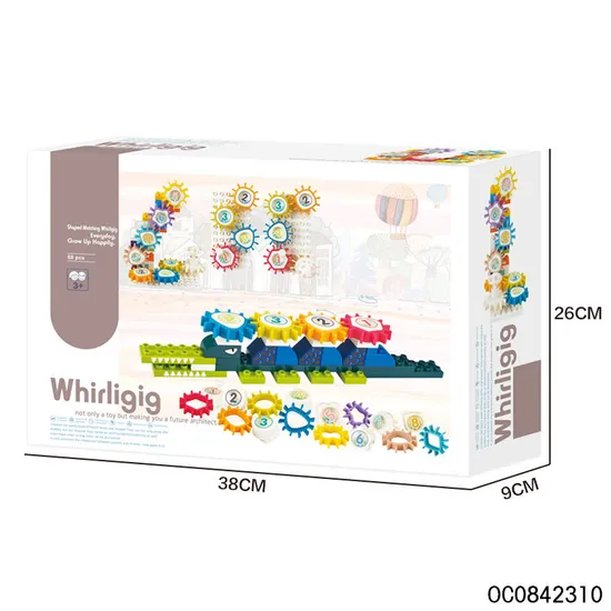 Wholesale Montessori Building Blocks Educational Plastic Toy for Kids