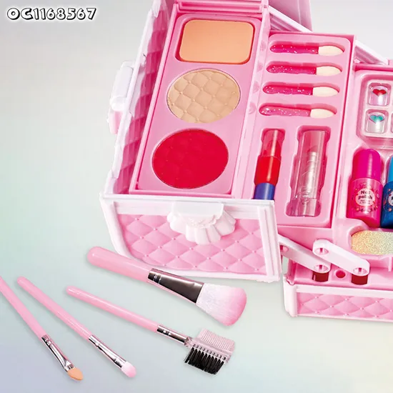 Shadow Nail Gel Polish Kit Girls Beauty Fashion Portable Make up Makeup Box Toy for Wholesale