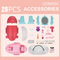 Wholesale Dresser Beauty Makeup Table Kid's Make up Toy Role Play Gift Set for Girls