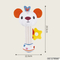 Wholesale Educational Lovely Funny Cute Shaking Hand Bells Soft Teether Rattles Educational Soothing Toy