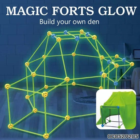 Wholesale Educational Montessori Popular DIY 100PCS Plastic Light Stick Ball Building Block Toy for Kids