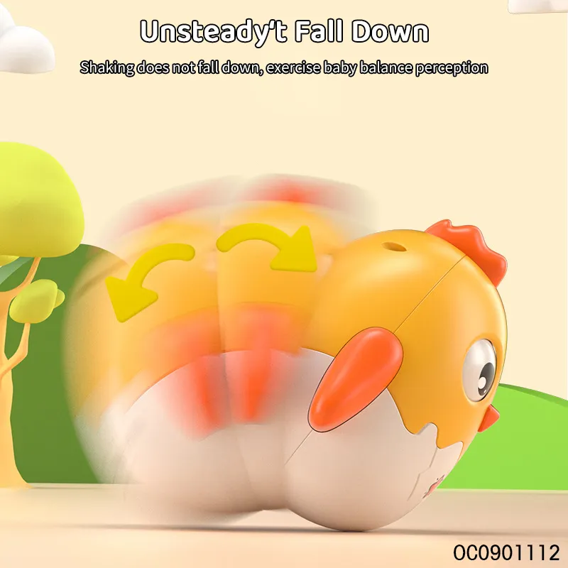 Wholesale Baby Gift Set Rattle Toys Baby Classic Toys Cartoon Roly Poly Toy