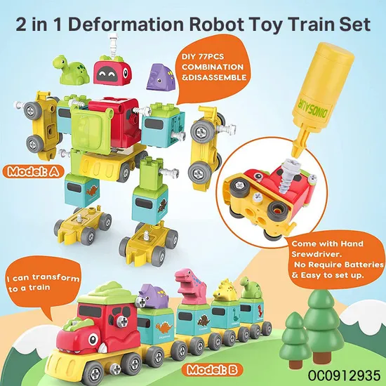 Wholesale Montessori Plastic Hand Educational Dinosaur Popular DIY Building Block Toy