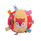 Personalized Cartoon Fox Design Soft Plush Hand Rattle Toy with Sound for New Born Baby Sensory Fidget and Soothing Cloth Ball Toy