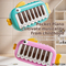 Wholesale Cartoon Children Interactive Electronic Organ Plastic Musical Instruments Piano Toy
