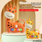 Wholesale Cartoon Keyboard Musical Piano Baby Montessori Sensory Rainbow Keyboard Toy with Flashing Light