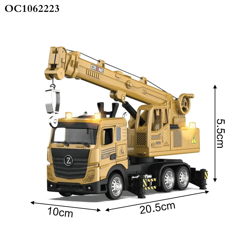 Wholesale Diecast Model Engineering Car Toy Series Alloy Model Scale Trucks with Light Sound