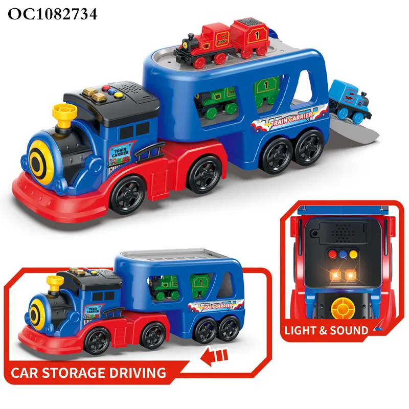 Wholesale Kids Electric Pullback Car Construction Children's Toy Sets with Music Light