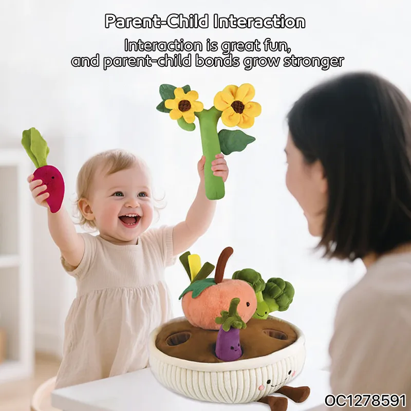 Wholesale Stuffed Water Flowers Pretend Felt Child Interactive Cognitive Toys for Children